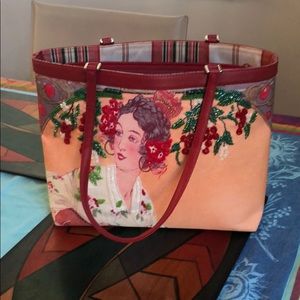 Isabella Fiore beaded tote